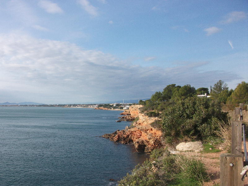 Coast looking back to L'Ampolla