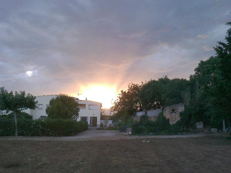 Dramatic sunset display