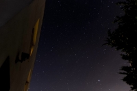 Night sky above Casa Pau